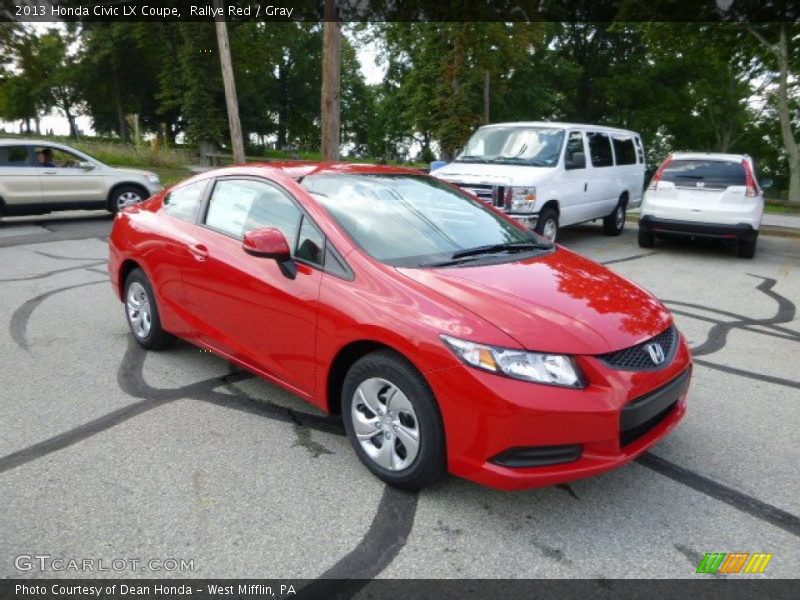 Front 3/4 View of 2013 Civic LX Coupe