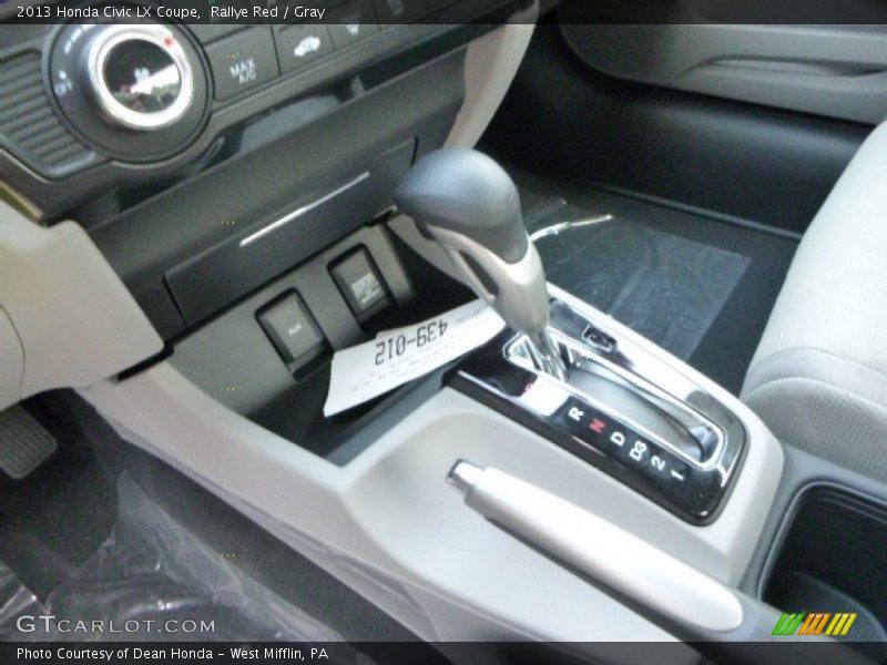 Rallye Red / Gray 2013 Honda Civic LX Coupe