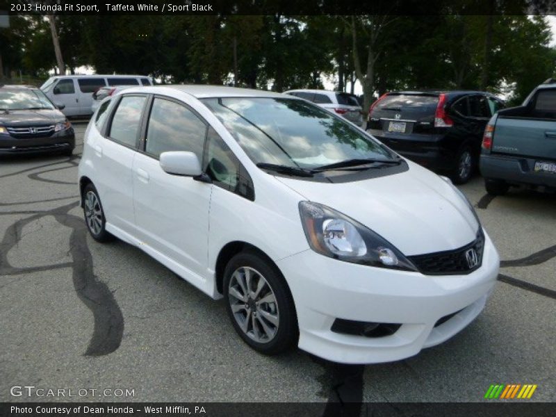 Taffeta White / Sport Black 2013 Honda Fit Sport
