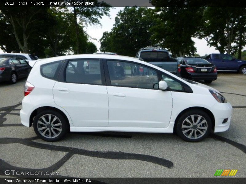 Taffeta White / Sport Black 2013 Honda Fit Sport