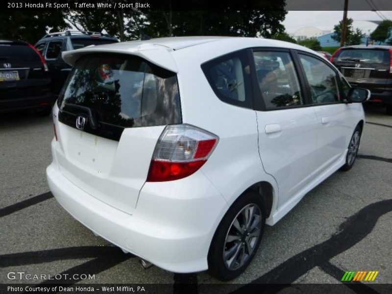 Taffeta White / Sport Black 2013 Honda Fit Sport