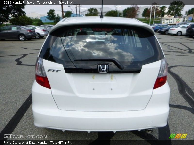 Taffeta White / Sport Black 2013 Honda Fit Sport