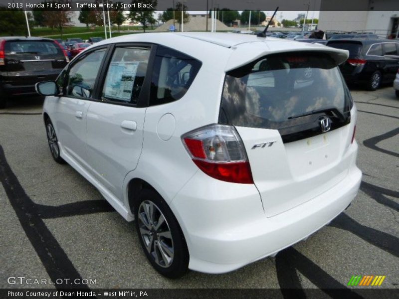 Taffeta White / Sport Black 2013 Honda Fit Sport