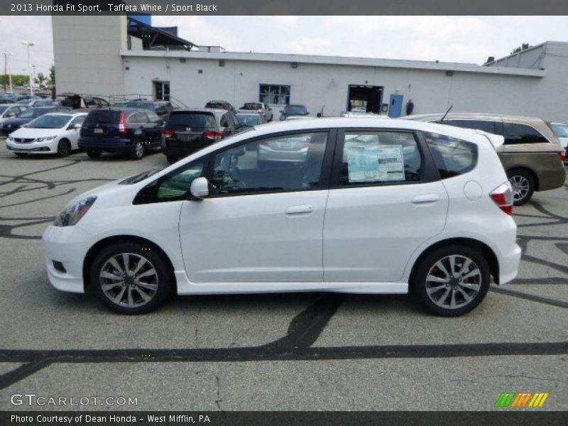 Taffeta White / Sport Black 2013 Honda Fit Sport
