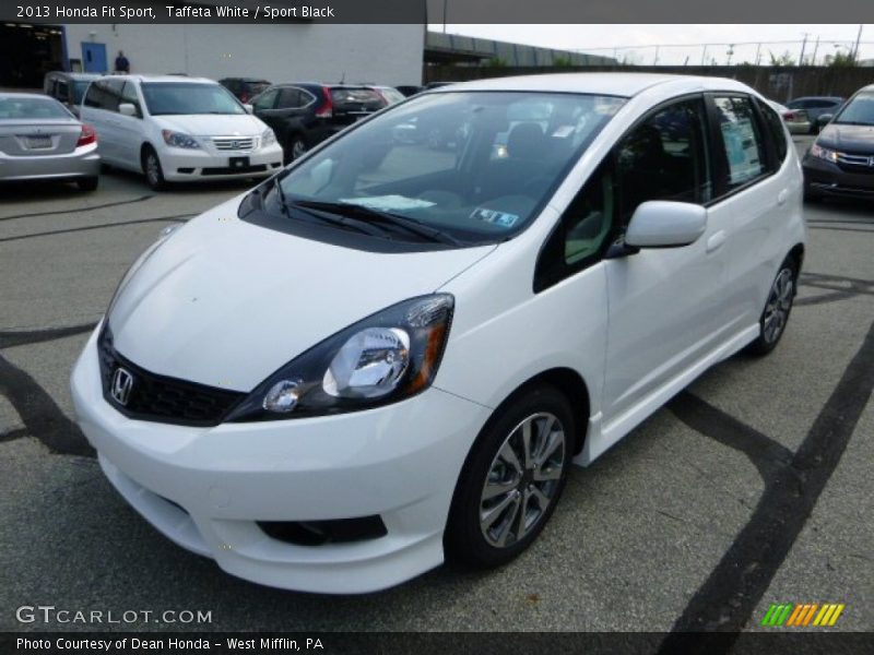 Taffeta White / Sport Black 2013 Honda Fit Sport