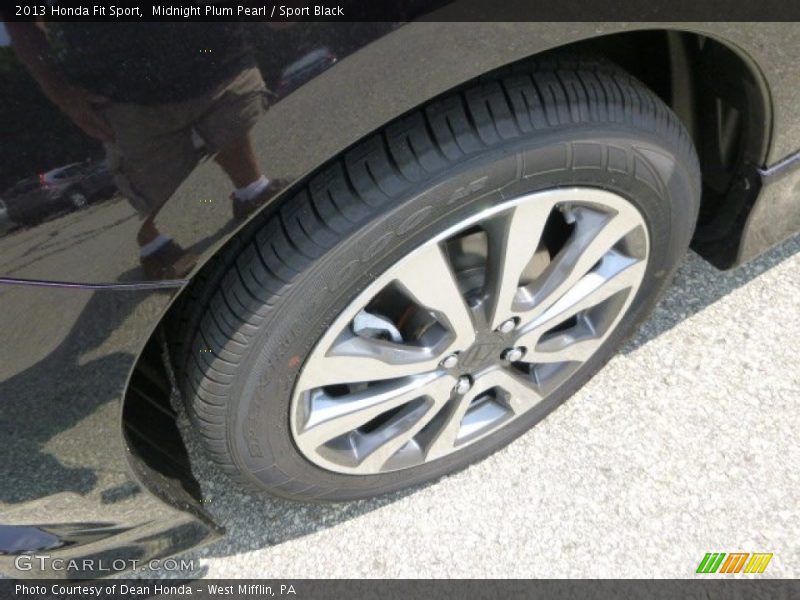 Midnight Plum Pearl / Sport Black 2013 Honda Fit Sport