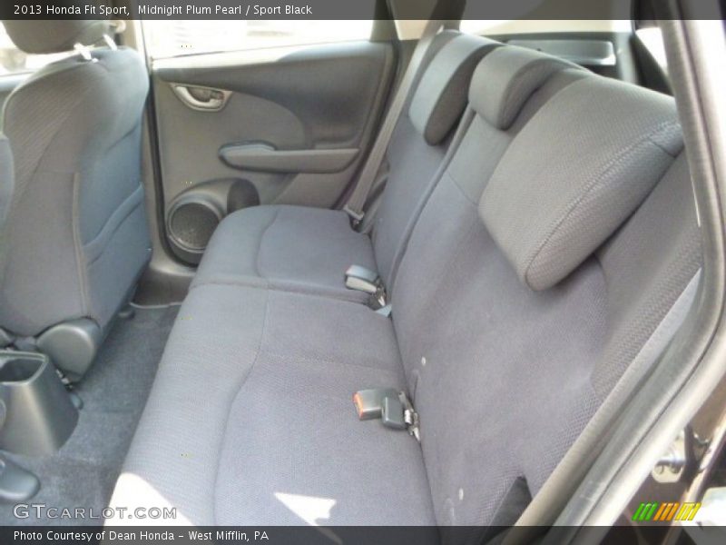 Midnight Plum Pearl / Sport Black 2013 Honda Fit Sport
