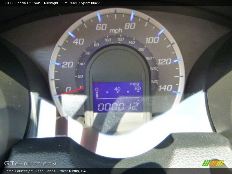 Midnight Plum Pearl / Sport Black 2013 Honda Fit Sport