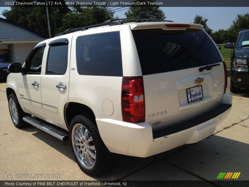 White Diamond Tricoat / Light Titanium/Dark Titanium 2013 Chevrolet Tahoe LTZ 4x4