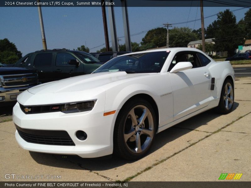 Summit White / Black 2014 Chevrolet Camaro LT/RS Coupe