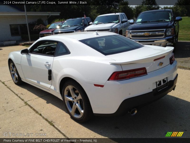 Summit White / Black 2014 Chevrolet Camaro LT/RS Coupe