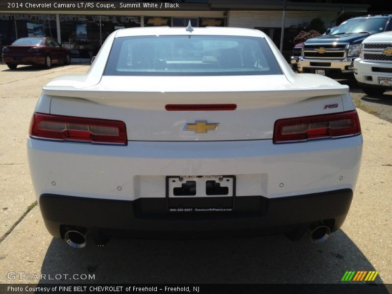 Summit White / Black 2014 Chevrolet Camaro LT/RS Coupe