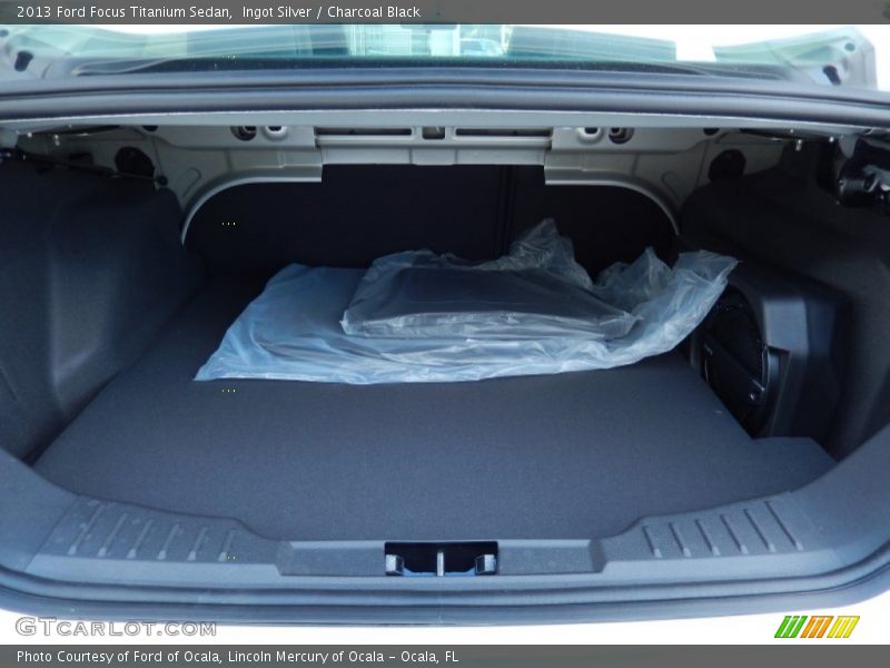 Ingot Silver / Charcoal Black 2013 Ford Focus Titanium Sedan