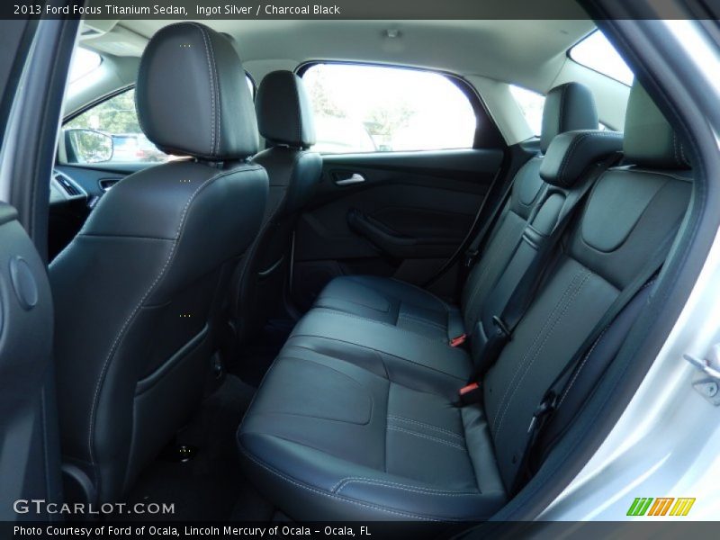 Ingot Silver / Charcoal Black 2013 Ford Focus Titanium Sedan