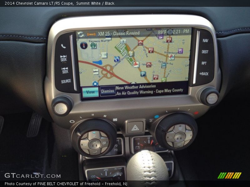 Navigation of 2014 Camaro LT/RS Coupe