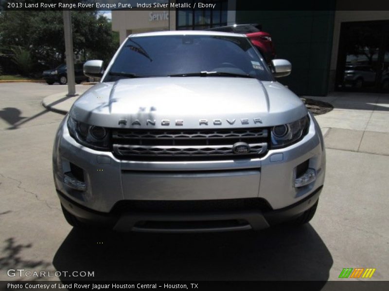 Indus Silver Metallic / Ebony 2013 Land Rover Range Rover Evoque Pure
