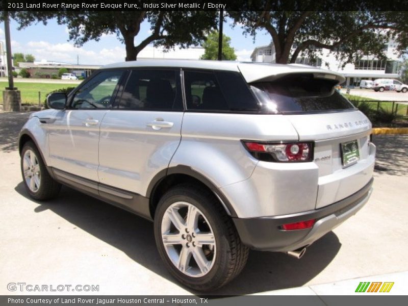 Indus Silver Metallic / Ebony 2013 Land Rover Range Rover Evoque Pure