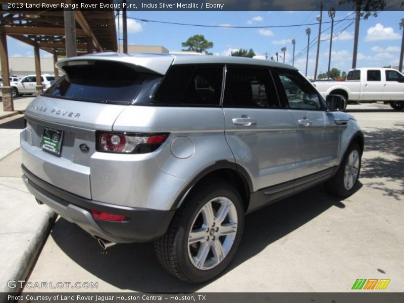 Indus Silver Metallic / Ebony 2013 Land Rover Range Rover Evoque Pure