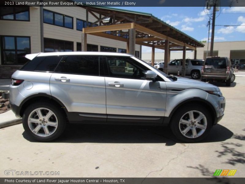 Indus Silver Metallic / Ebony 2013 Land Rover Range Rover Evoque Pure