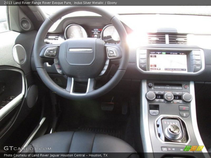 Indus Silver Metallic / Ebony 2013 Land Rover Range Rover Evoque Pure