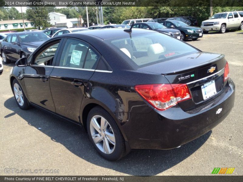Black Granite Metallic / Cocoa/Light Neutral 2014 Chevrolet Cruze Diesel