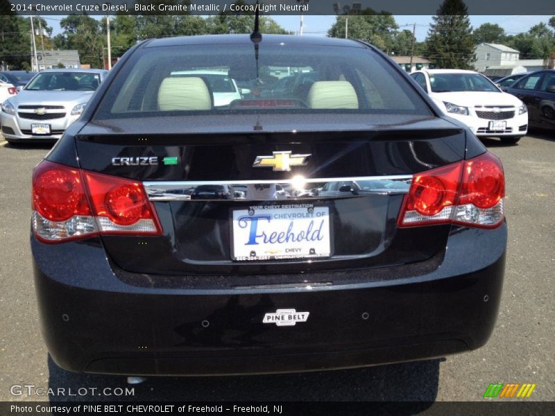 Black Granite Metallic / Cocoa/Light Neutral 2014 Chevrolet Cruze Diesel