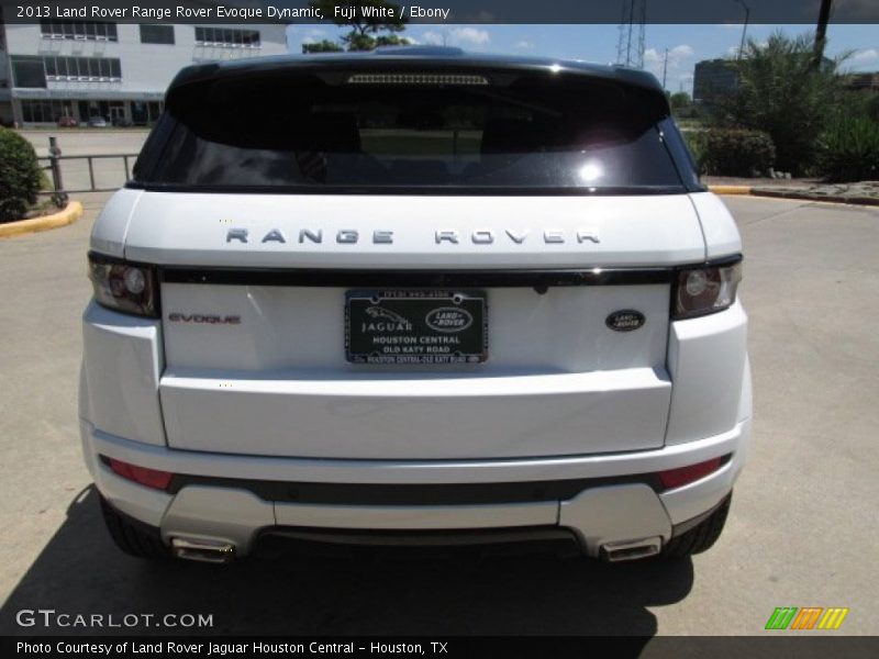 Fuji White / Ebony 2013 Land Rover Range Rover Evoque Dynamic