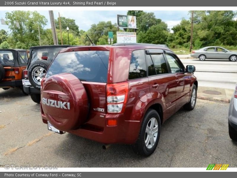 Shining Red Pearl / Beige 2006 Suzuki Grand Vitara Luxury 4x4