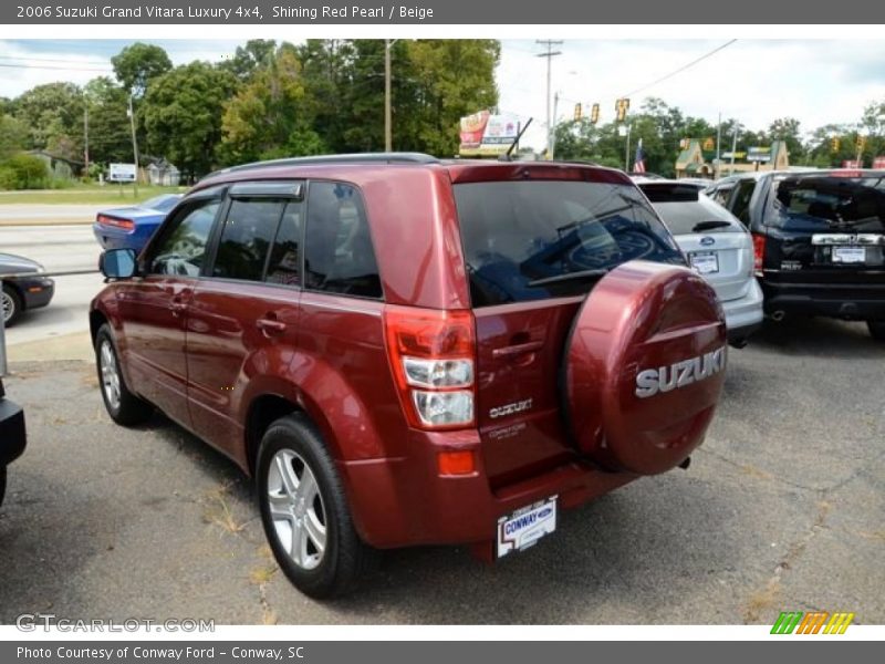 Shining Red Pearl / Beige 2006 Suzuki Grand Vitara Luxury 4x4