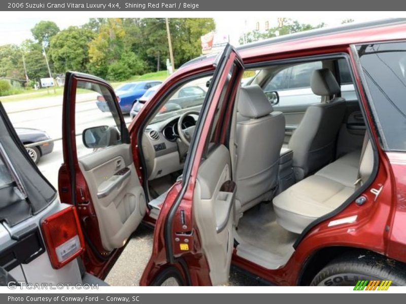 Shining Red Pearl / Beige 2006 Suzuki Grand Vitara Luxury 4x4