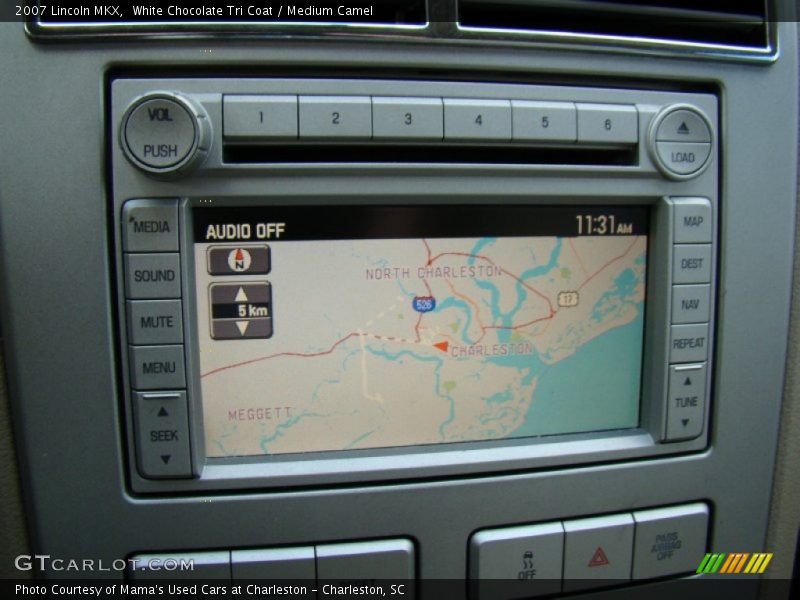 Navigation of 2007 MKX 
