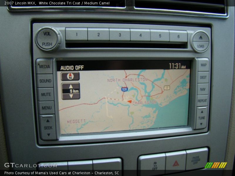 Navigation of 2007 MKX 