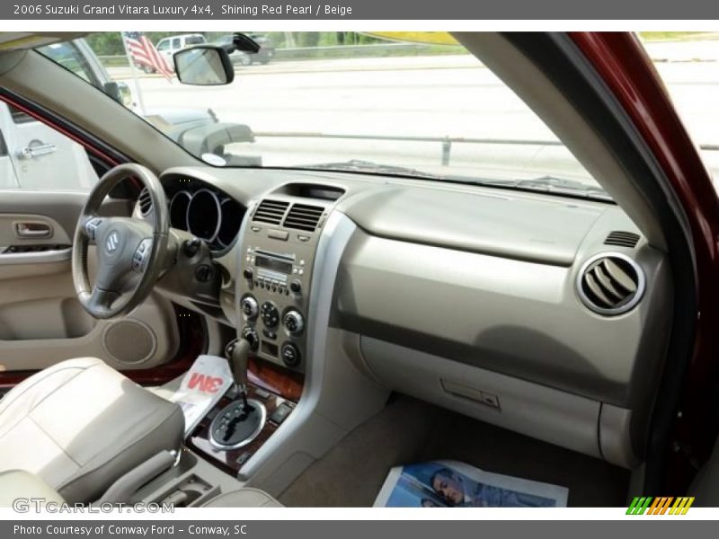 Shining Red Pearl / Beige 2006 Suzuki Grand Vitara Luxury 4x4