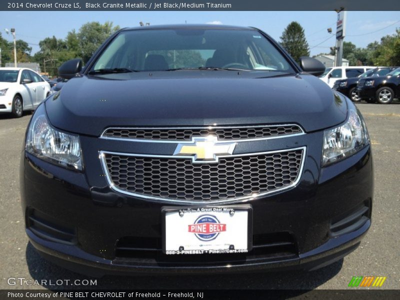 Black Granite Metallic / Jet Black/Medium Titanium 2014 Chevrolet Cruze LS