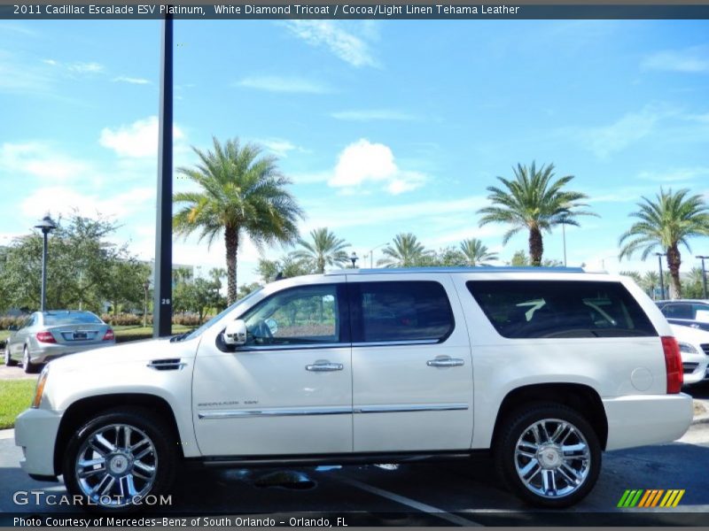  2011 Escalade ESV Platinum White Diamond Tricoat