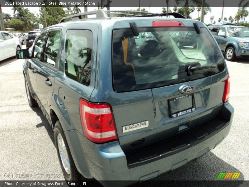 Steel Blue Metallic / Stone 2011 Ford Escape XLS