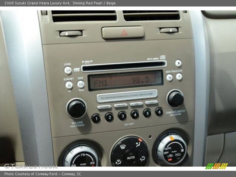 Audio System of 2006 Grand Vitara Luxury 4x4