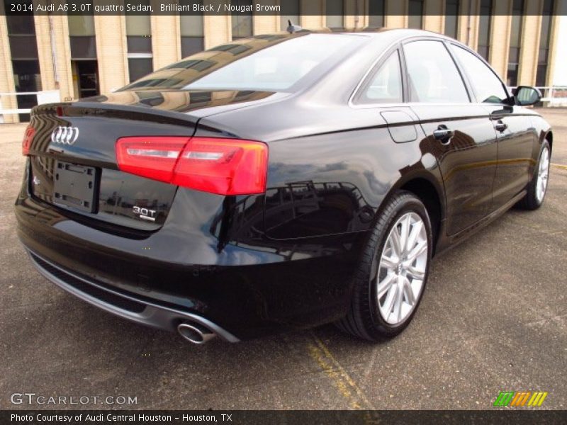 Brilliant Black / Nougat Brown 2014 Audi A6 3.0T quattro Sedan