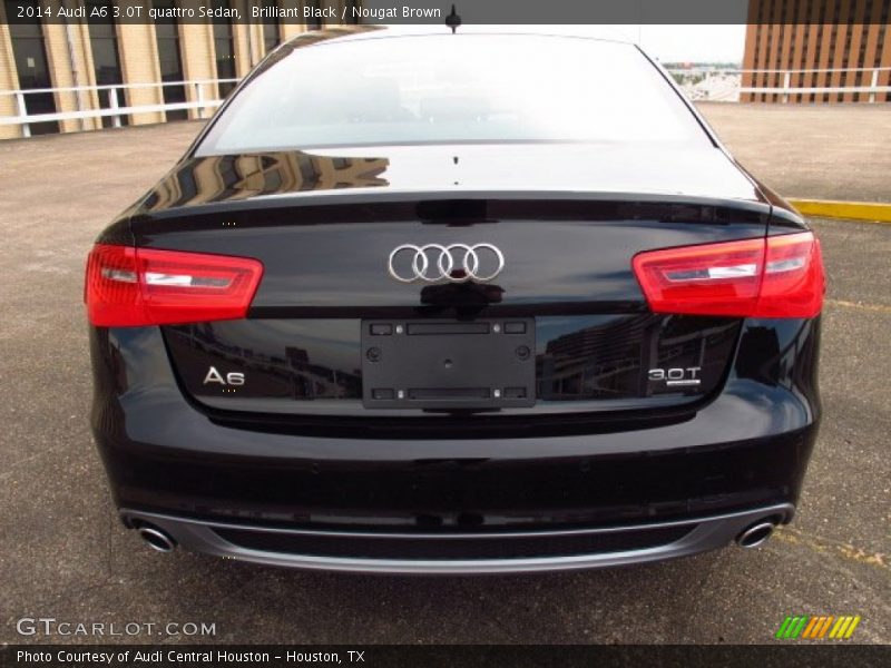 Brilliant Black / Nougat Brown 2014 Audi A6 3.0T quattro Sedan