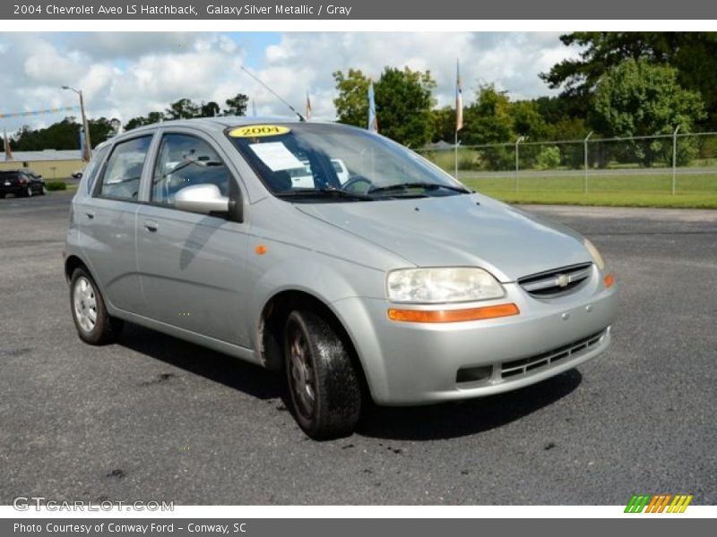 Galaxy Silver Metallic / Gray 2004 Chevrolet Aveo LS Hatchback