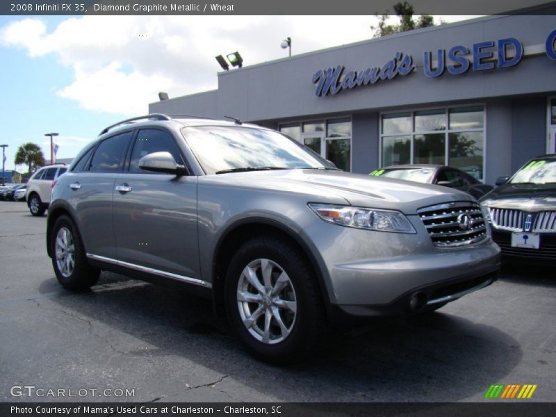 Diamond Graphite Metallic / Wheat 2008 Infiniti FX 35