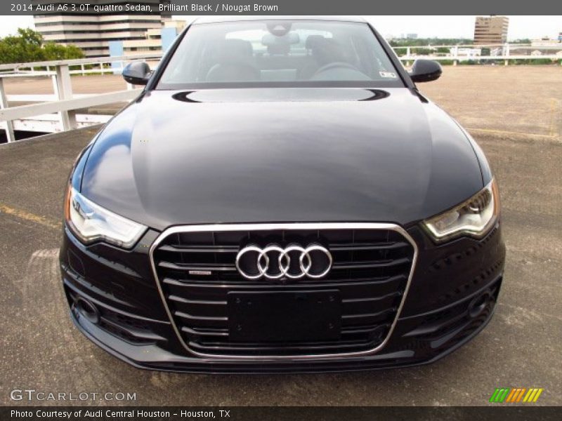 Brilliant Black / Nougat Brown 2014 Audi A6 3.0T quattro Sedan
