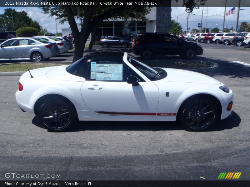  2013 MX-5 Miata Club Hard Top Roadster Crystal White Pearl Mica