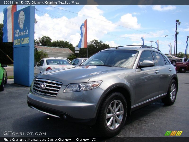 Diamond Graphite Metallic / Wheat 2008 Infiniti FX 35