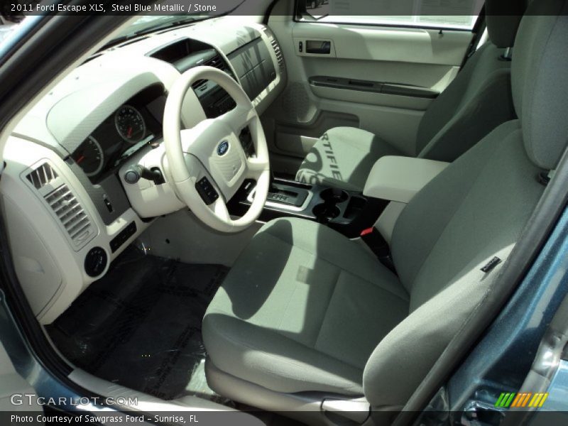 Steel Blue Metallic / Stone 2011 Ford Escape XLS