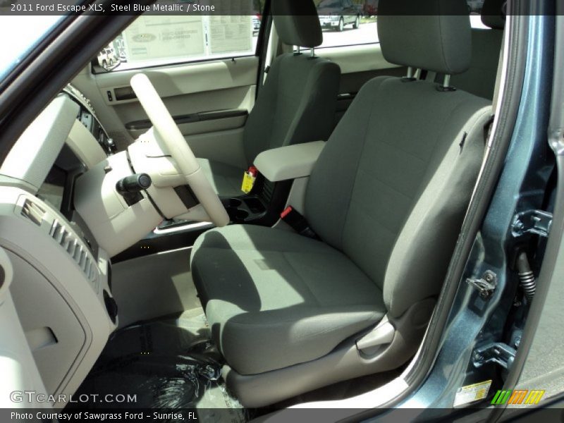 Steel Blue Metallic / Stone 2011 Ford Escape XLS