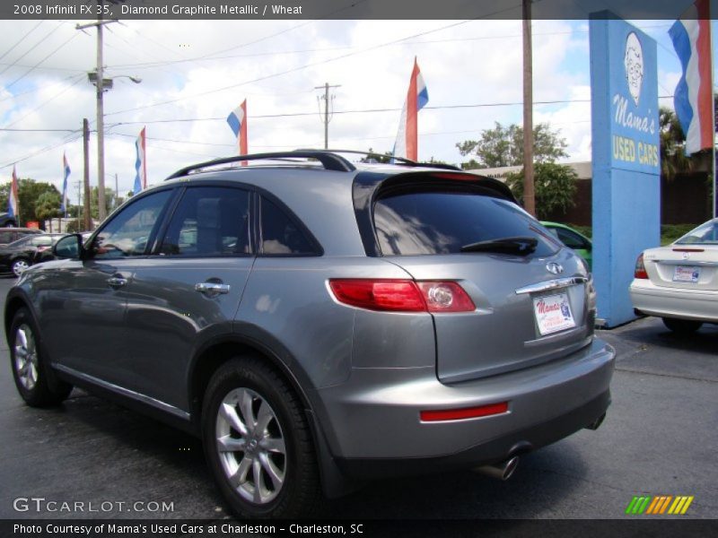 Diamond Graphite Metallic / Wheat 2008 Infiniti FX 35