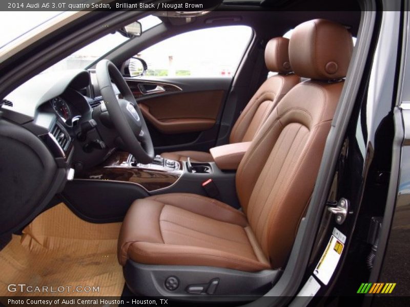 Brilliant Black / Nougat Brown 2014 Audi A6 3.0T quattro Sedan