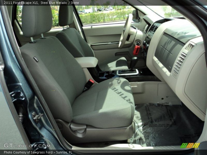 Steel Blue Metallic / Stone 2011 Ford Escape XLS
