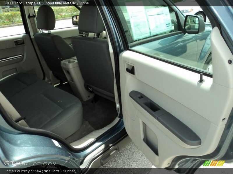 Steel Blue Metallic / Stone 2011 Ford Escape XLS